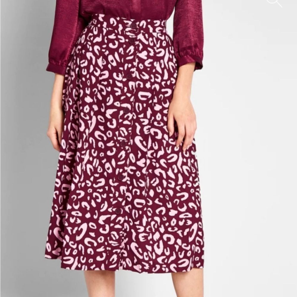 ModCloth Leopard Print Skirt - Picture 6 of 6